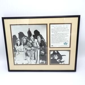 1995 Wizard of Oz Shadows Framed Print COA OSP Turner Movie Wall Art
